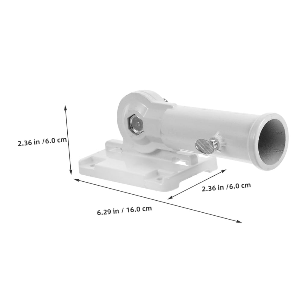 2pcs Aluminum Alloy Wall Mounted Adjustable Flag Pole Holder R8105