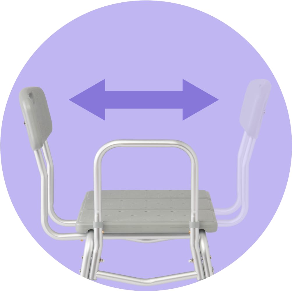 Adjustable Transfer Bench with Slip-resistant Feet Z3149