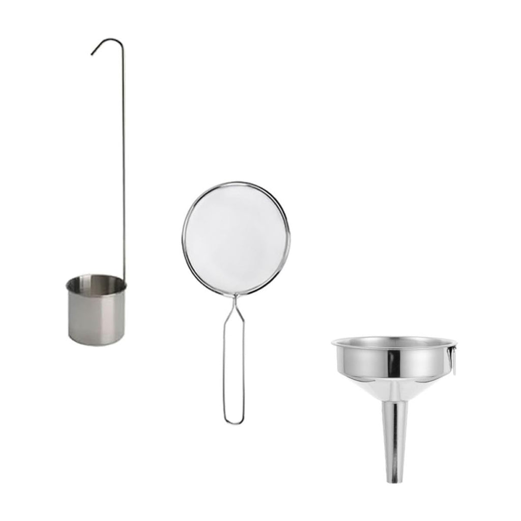Stainless Steel Funnel Set V8367