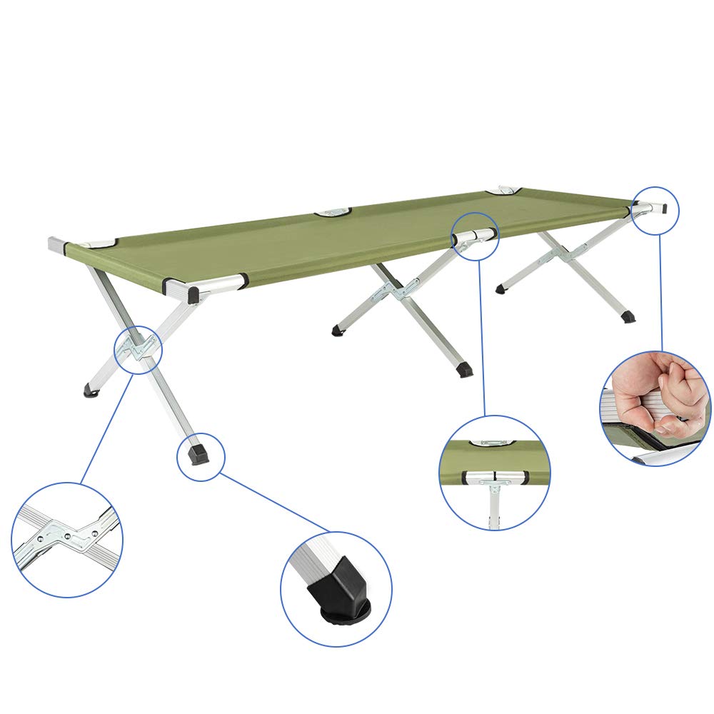 Folding Camping Cot with Carry Bag P191