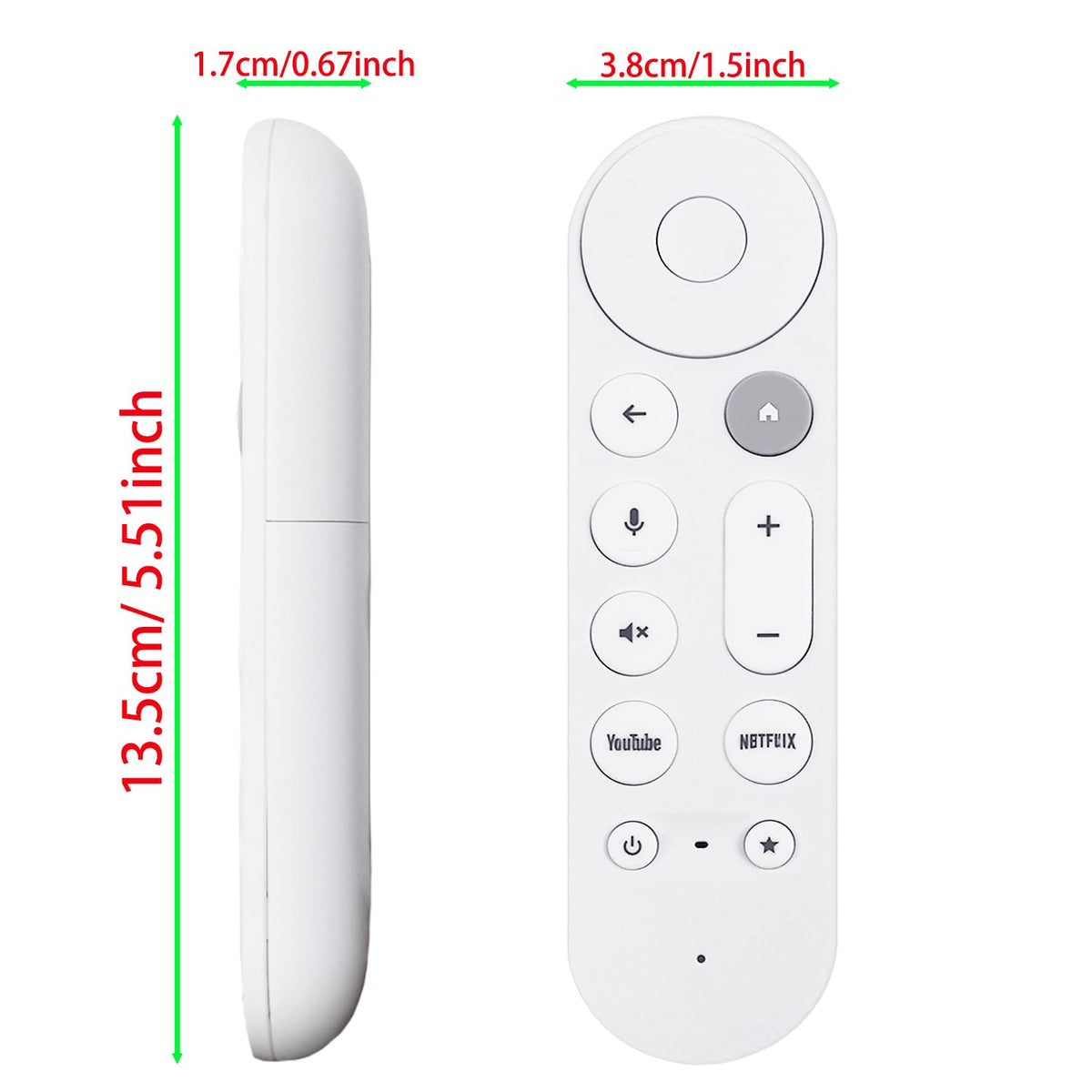 Voice Search Remote Control Replacement for Google TV Streamer 4K K779