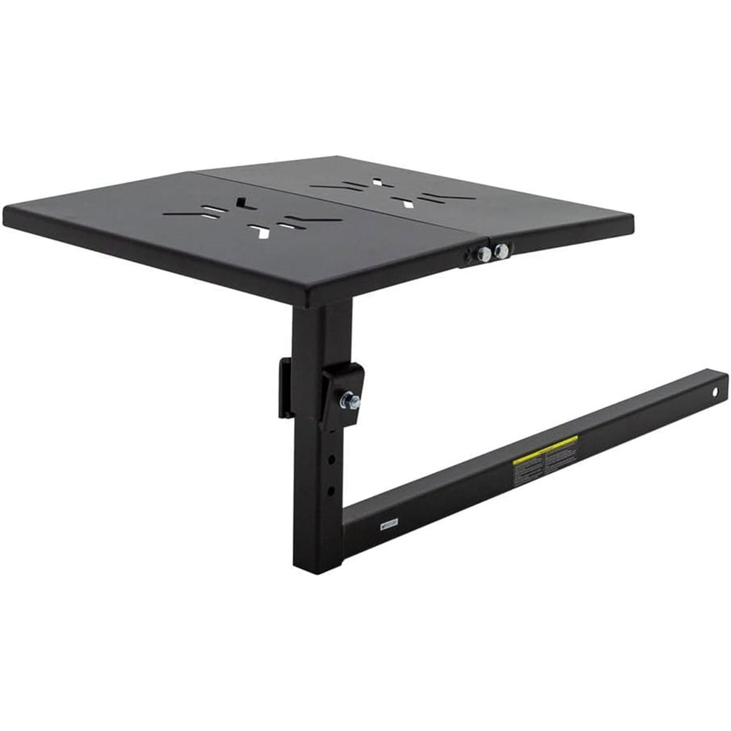 Folding Hitch-Mounted Steel Work Bench E88333