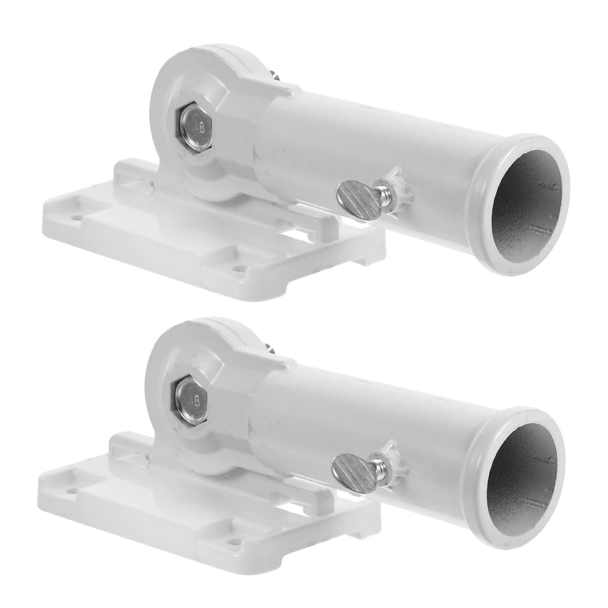 2pcs Aluminum Alloy Wall Mounted Adjustable Flag Pole Holder R8105