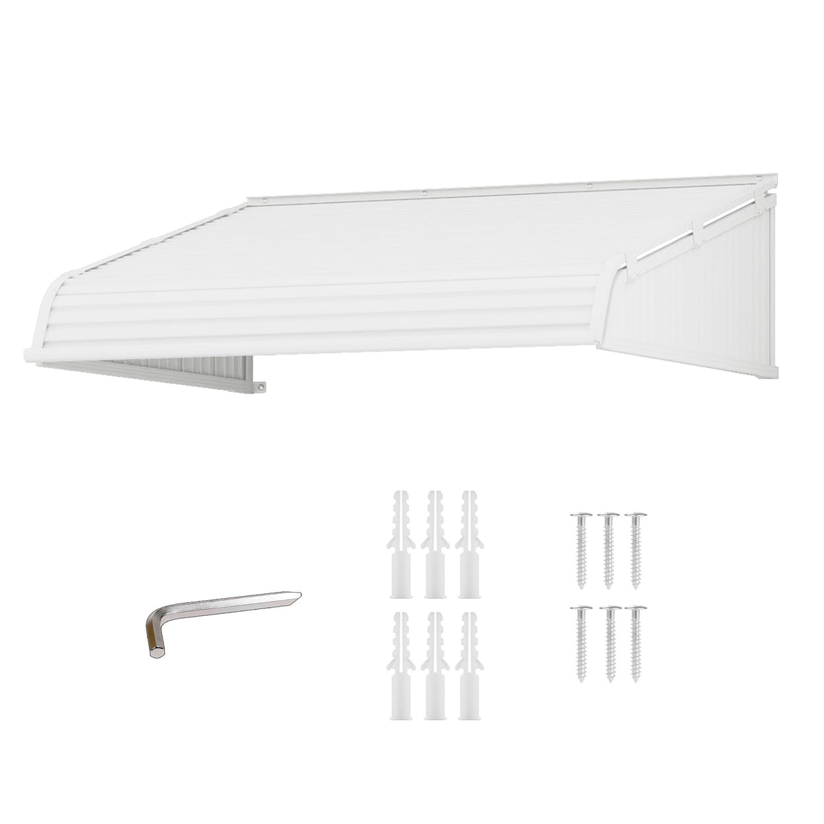 Window Awning with 2 Side Wings B4344