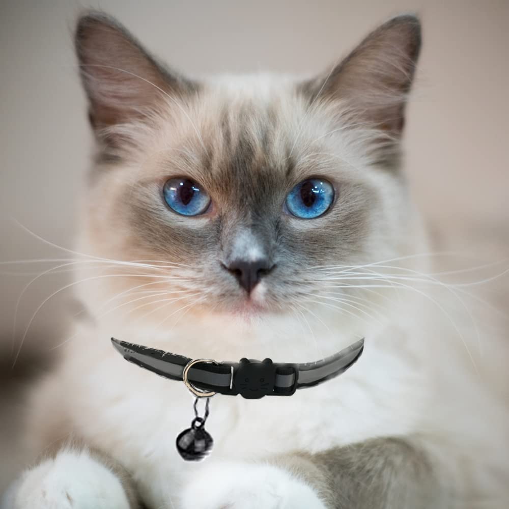 12 Pack Reflective Breakaway Cat Collars with Bell X1764