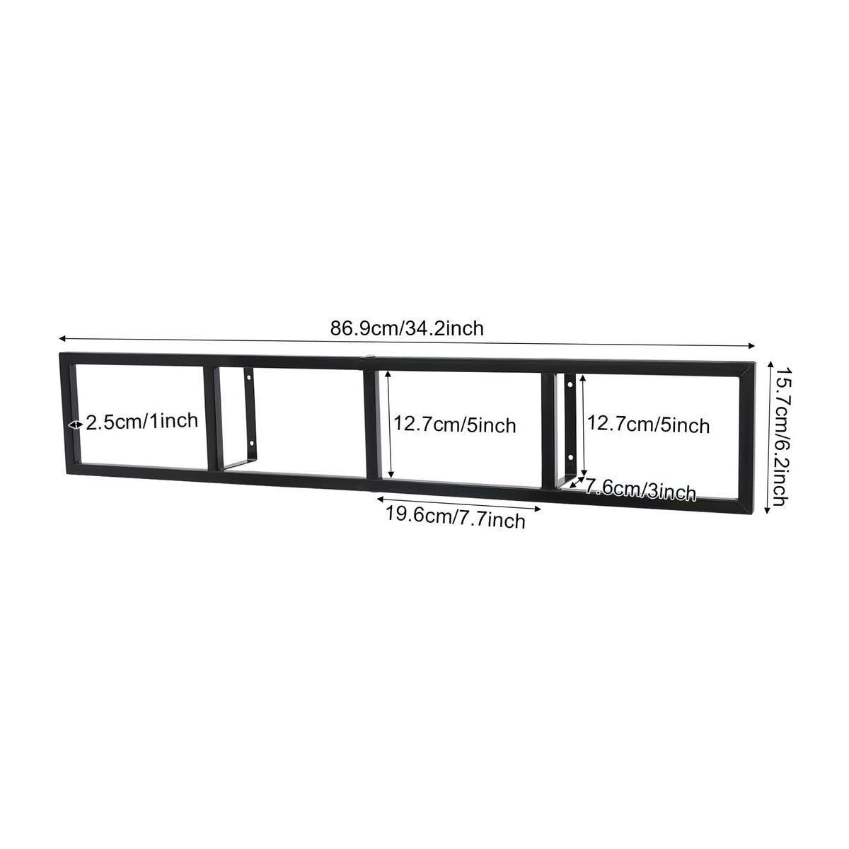 34 Inch DVD Shelves B4213