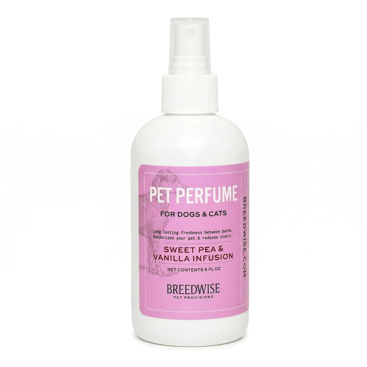 Sweet Pea & Vanilla Dog Perfume Spray 8 Oz Q214