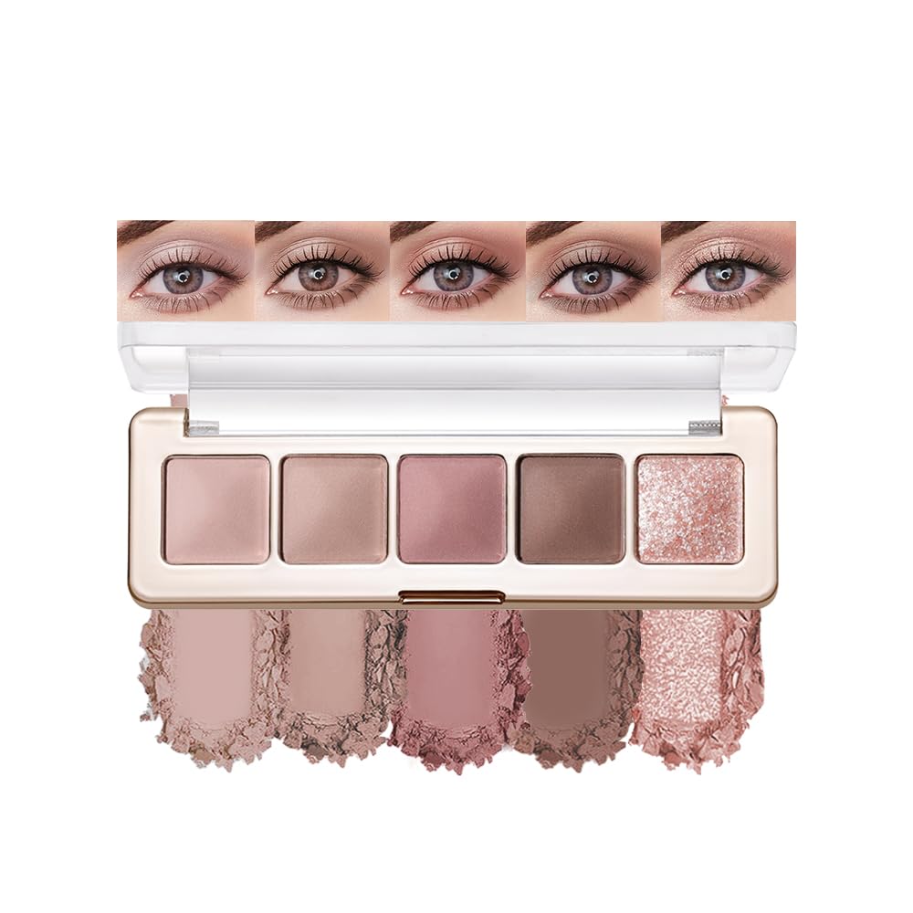 Pink Brown Neutral Matte Eyeshadow Palette C34680