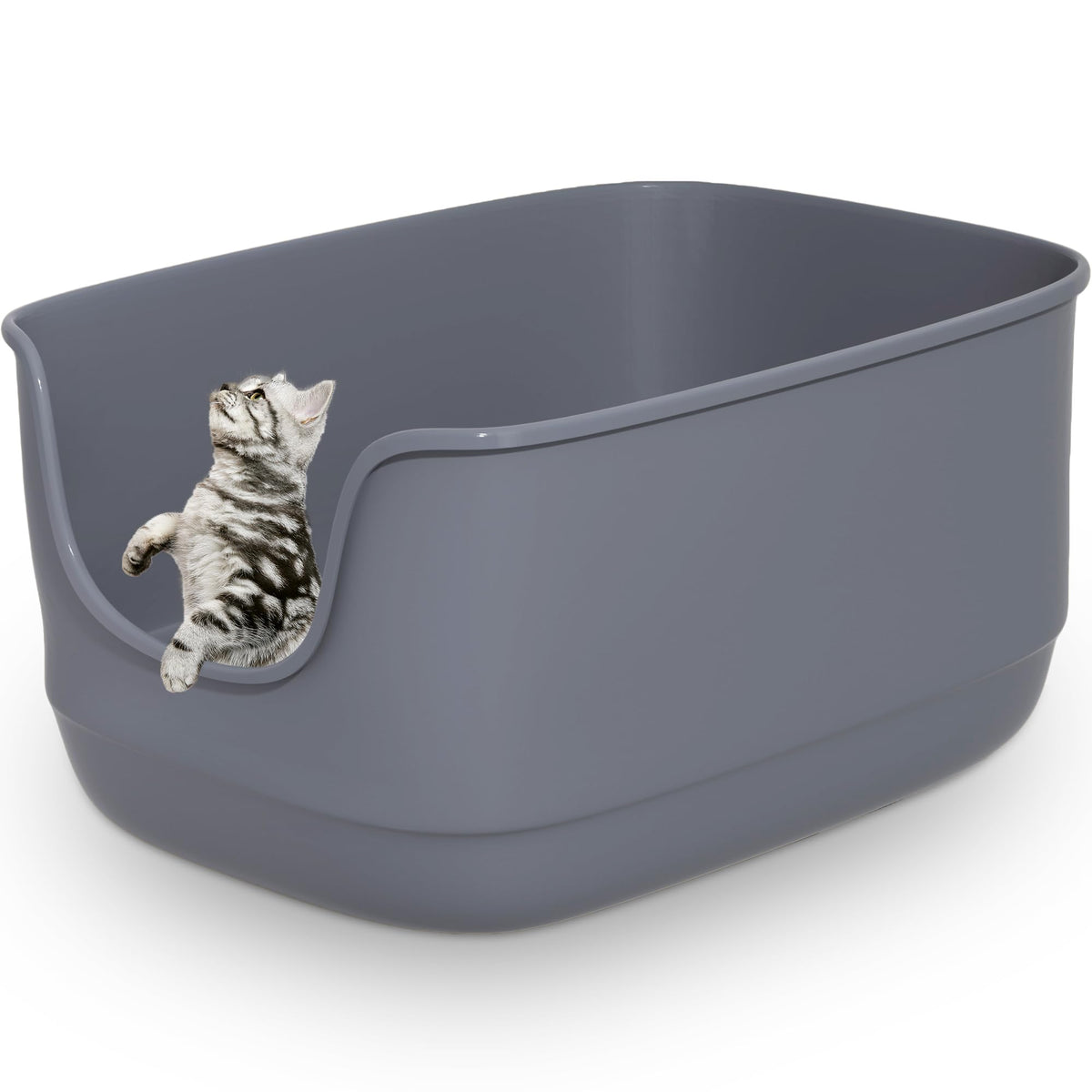 Large High Sided Anti-Splashing Cat Litter Box B547928
