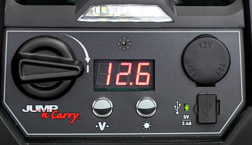 1100 Peak Amp Jump Starter with Air Compressor V44780