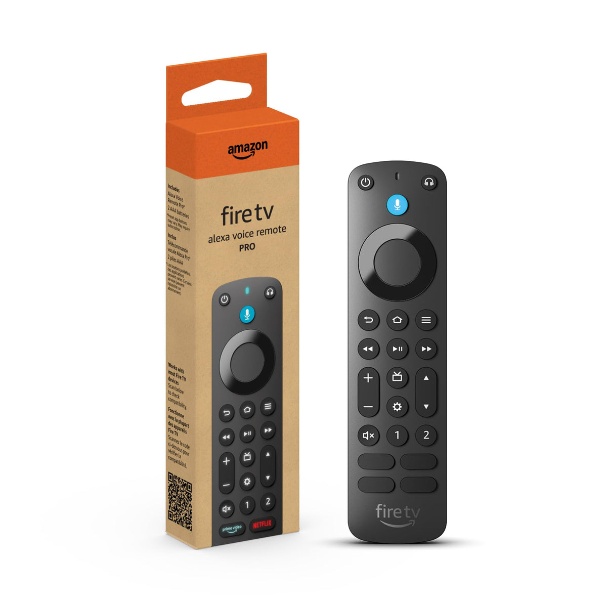 Alexa Voice Remote Pro with Remote Finder and Backlit Buttons F988997