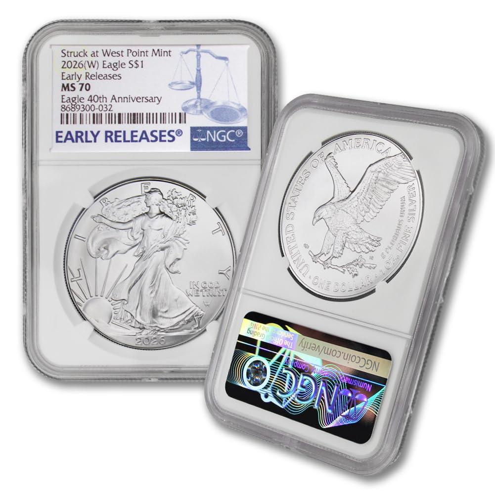 1 oz American Silver Eagle Coin MS-70 B967