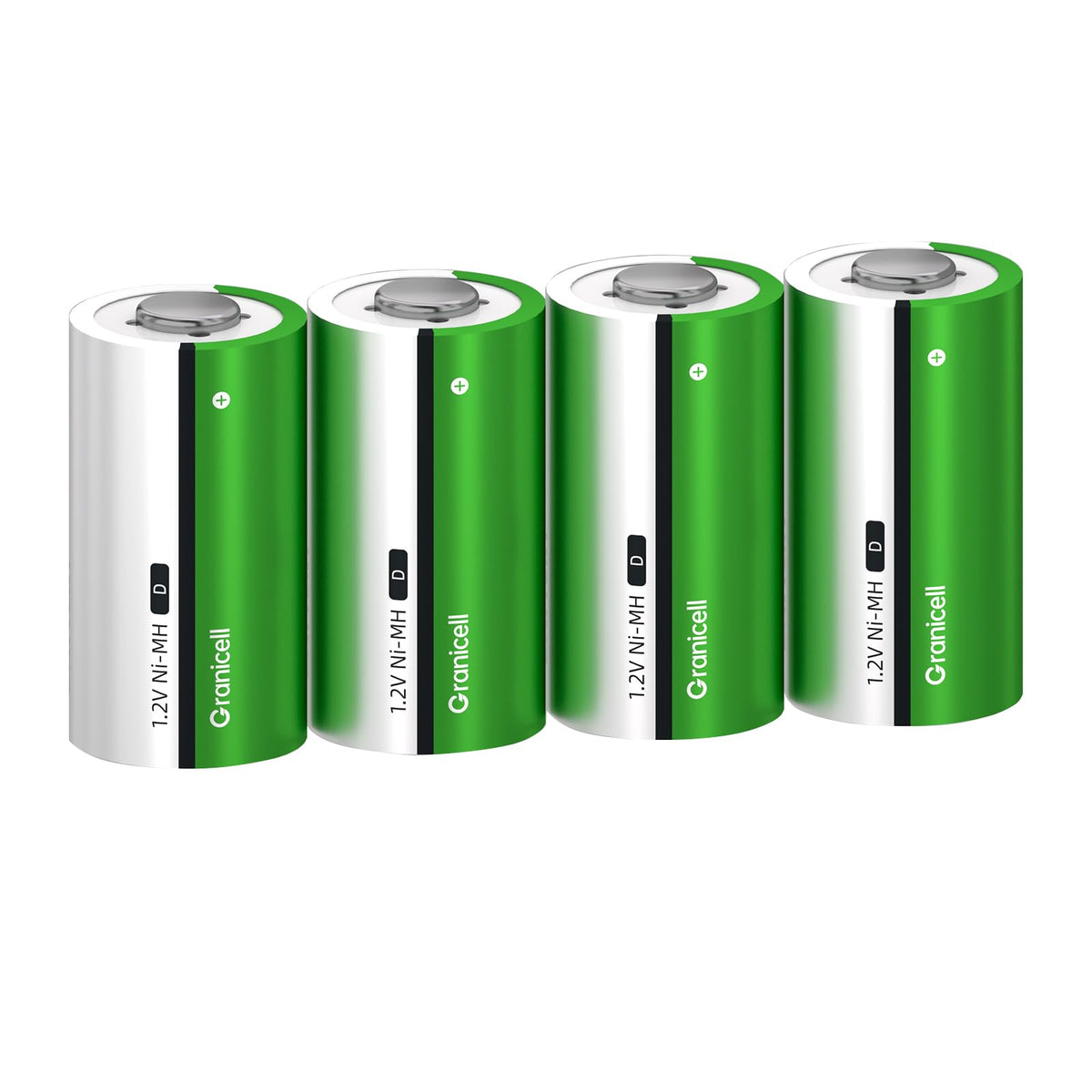 4-Pack D Rechargeable NiMH Batteries N251294