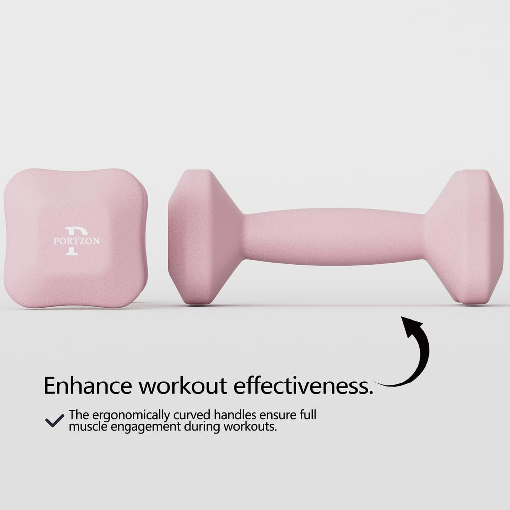 Neoprene-Coated Dumbbells Set of Two P778