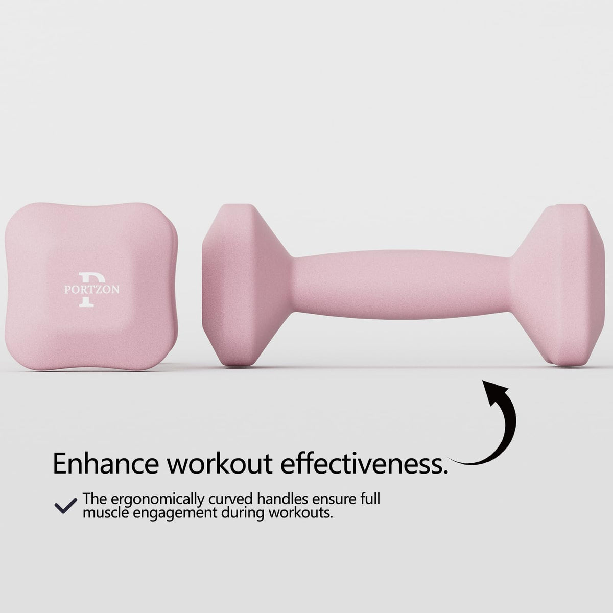 Neoprene-Coated Dumbbells Set of Two P778