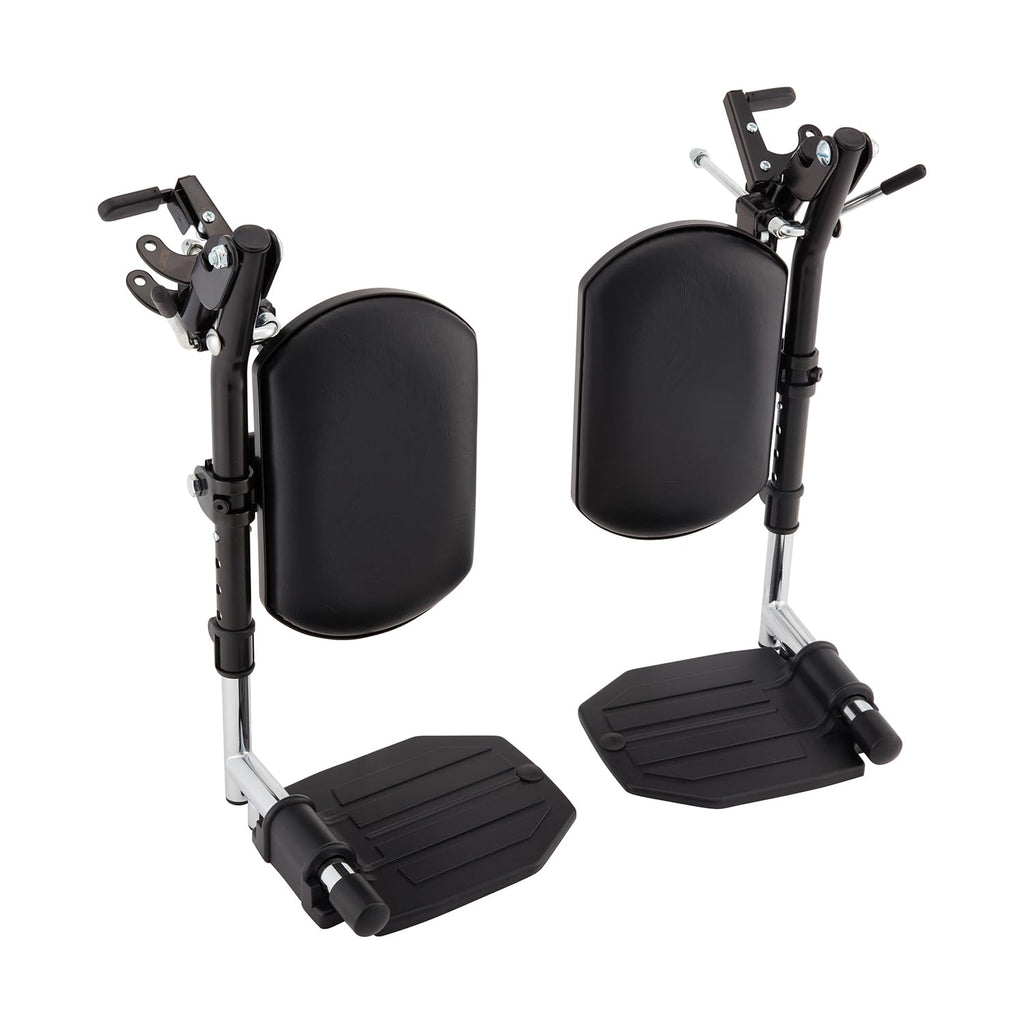 Adjustable Aluminum Wheelchair Elevating Legrest with Padded Calf Support H713881