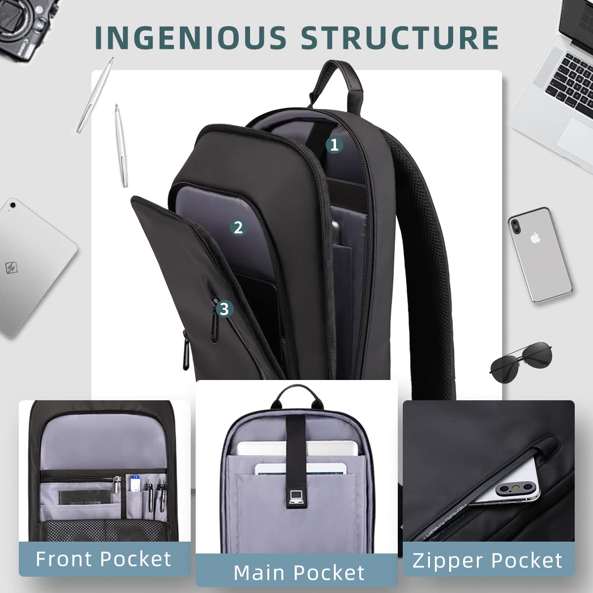 Backpack for 15.6 Inch Laptop E99431