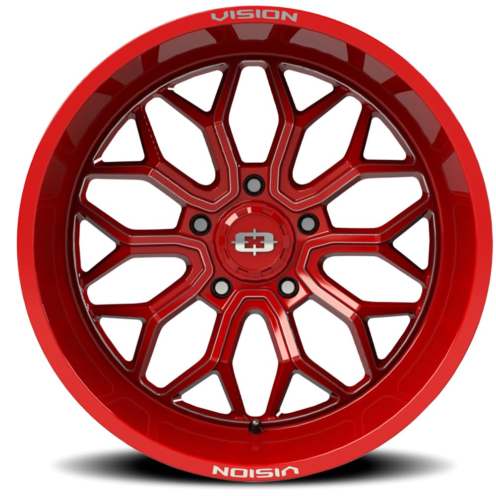 20x9 5x150 +12mm Red/Milled Wheel Rim M46136