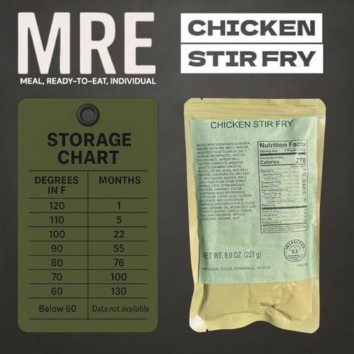 12 Pack Chicken Stir Fry Meal-Ready-to-Eat Entree W531226