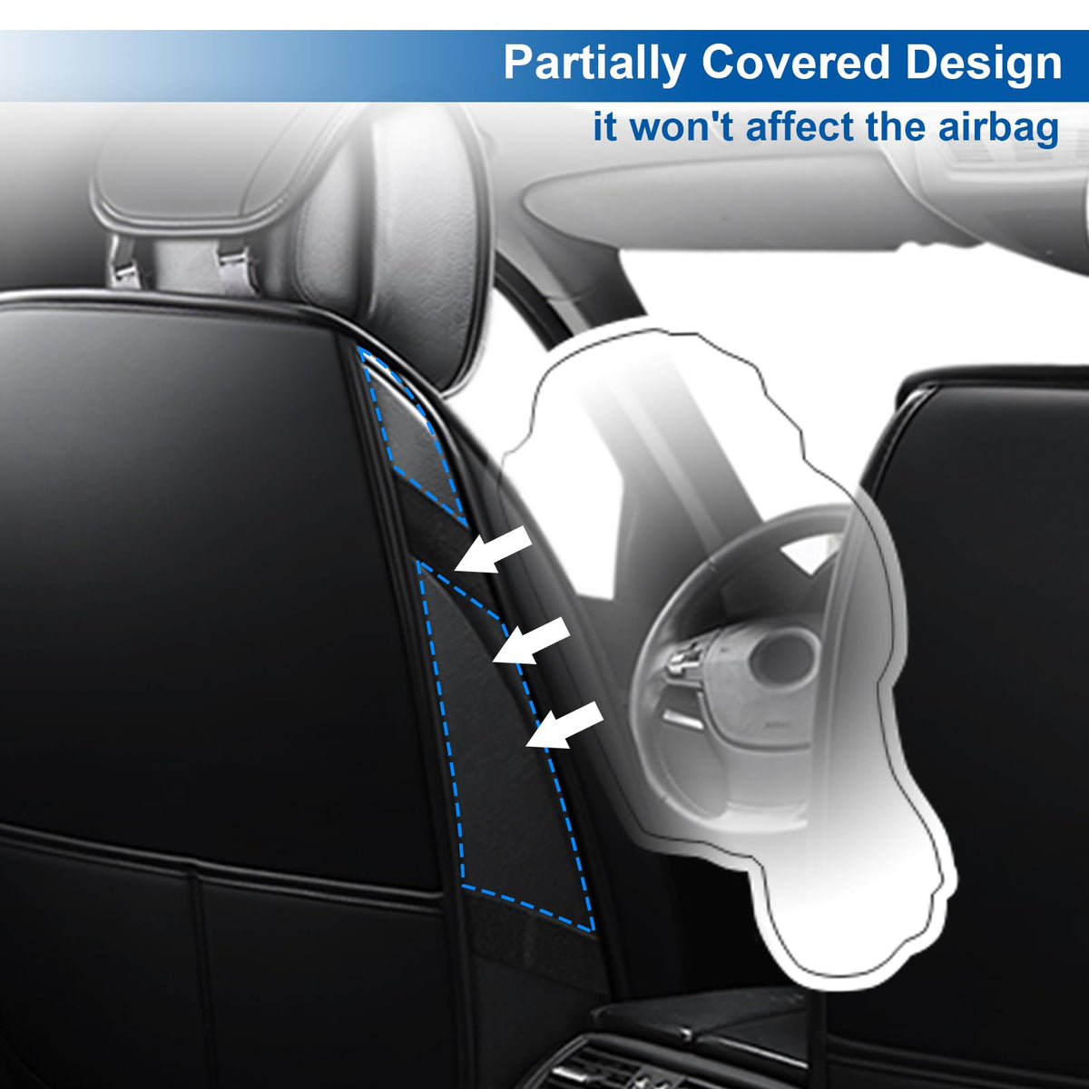 Waterproof Car Seat Covers Set of 5 B127