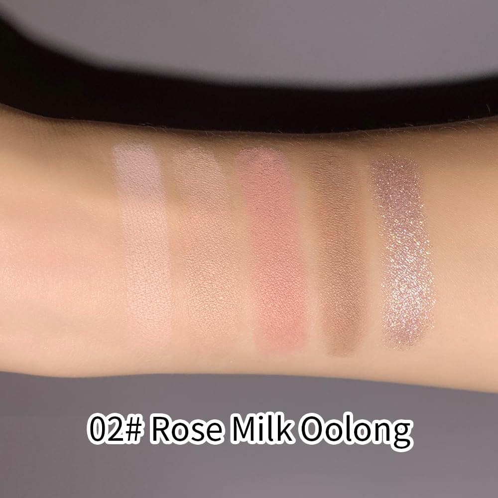 Pink Brown Neutral Matte Eyeshadow Palette C34680
