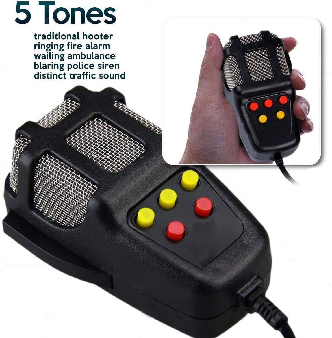 Car Siren Horn with Mic PA Speaker System U247712