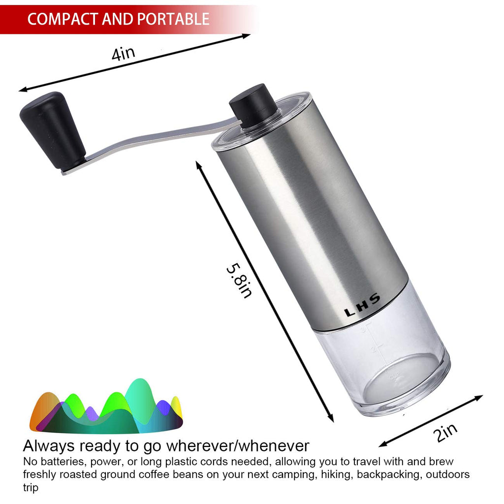 Coffee Grinder Stainless Steel Ceramic Conical Burr Q19960