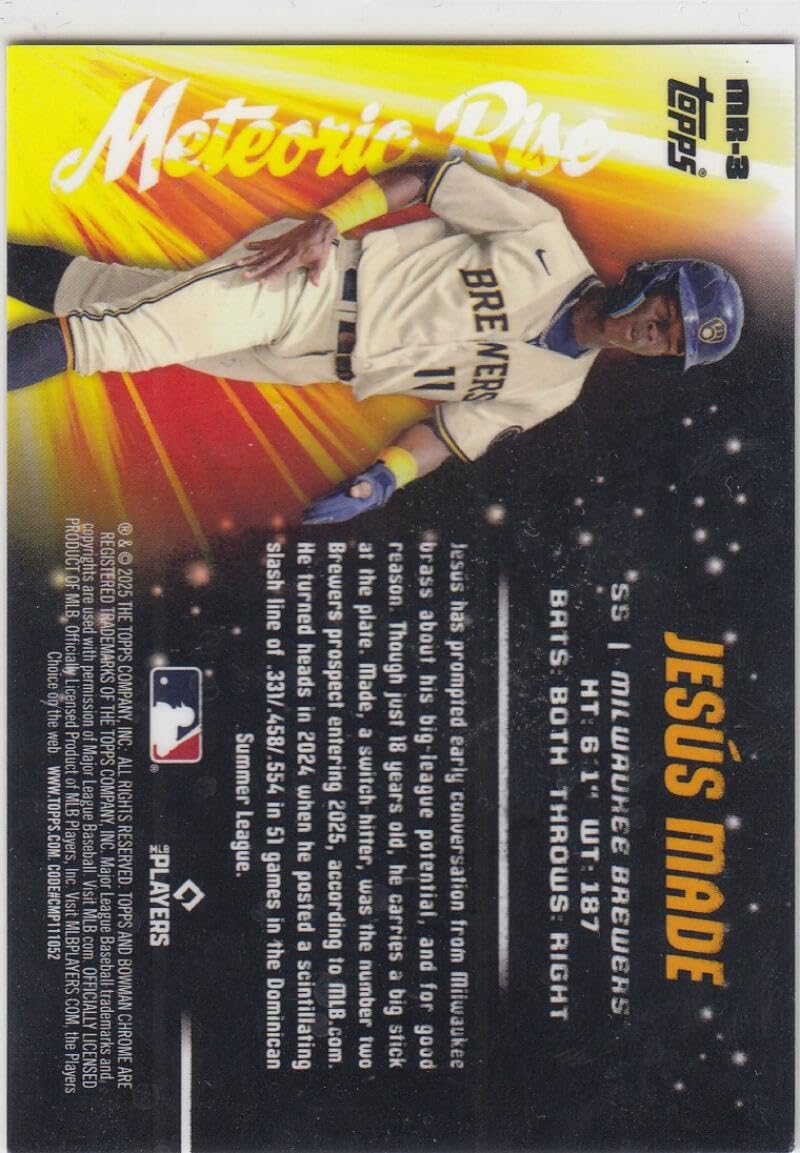 2025 Bowman Chrome Mega Box Green Mojo Refractor Baseball Trading Card 55/99 B986032