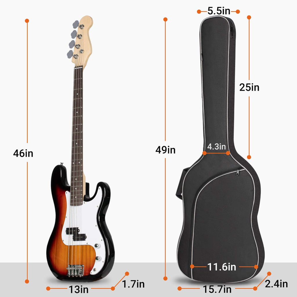 Electric Bass Guitar Gig Bag B7947