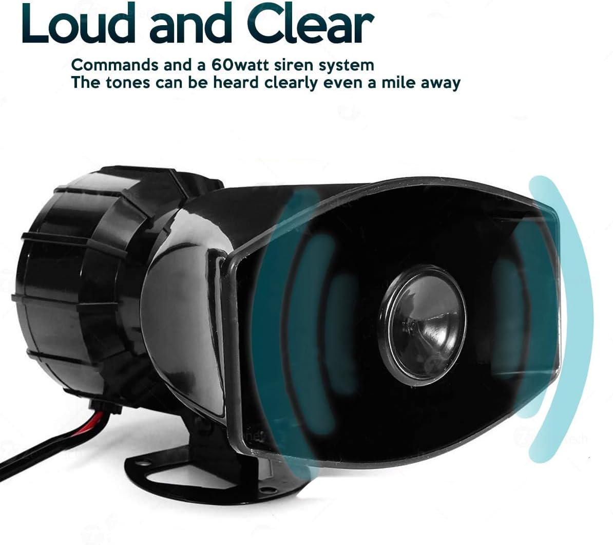 Car Siren Horn with Mic PA Speaker System U247712