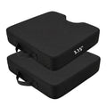 2 Pack Extra Thick Portable Bleacher Seat Cushions with Handle E188727