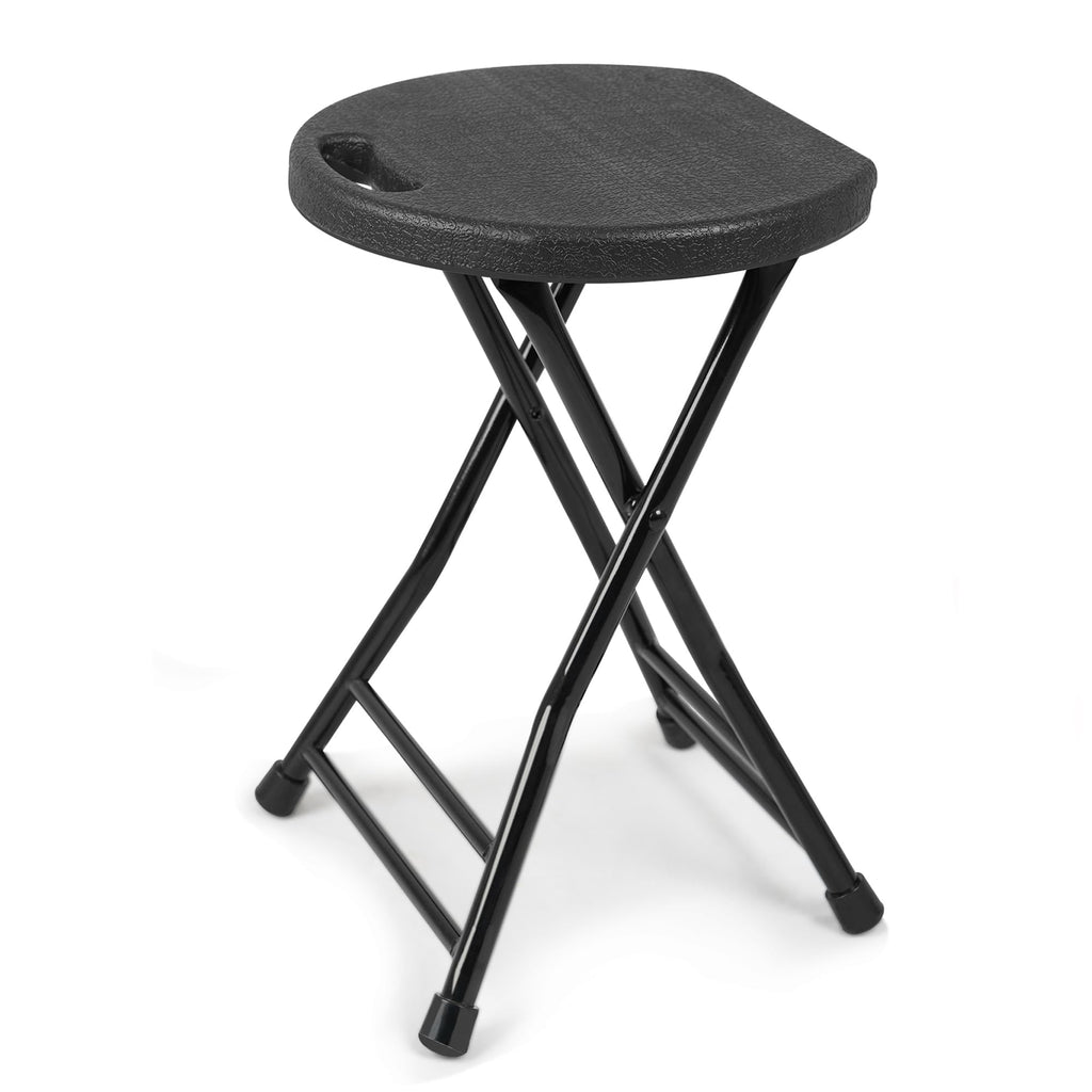 Folding Stool with Handle and Non-Slip Feet N54290