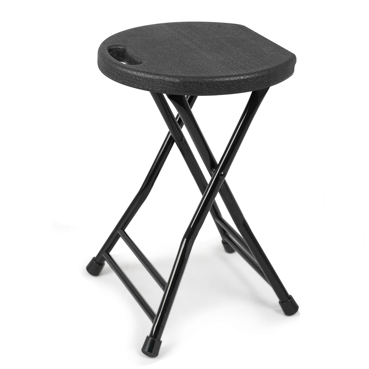 Folding Stool with Handle and Non-Slip Feet N54290