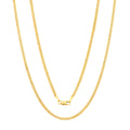 14K Gold Cuban Link Chain Necklace with Lobster Clasp F70304