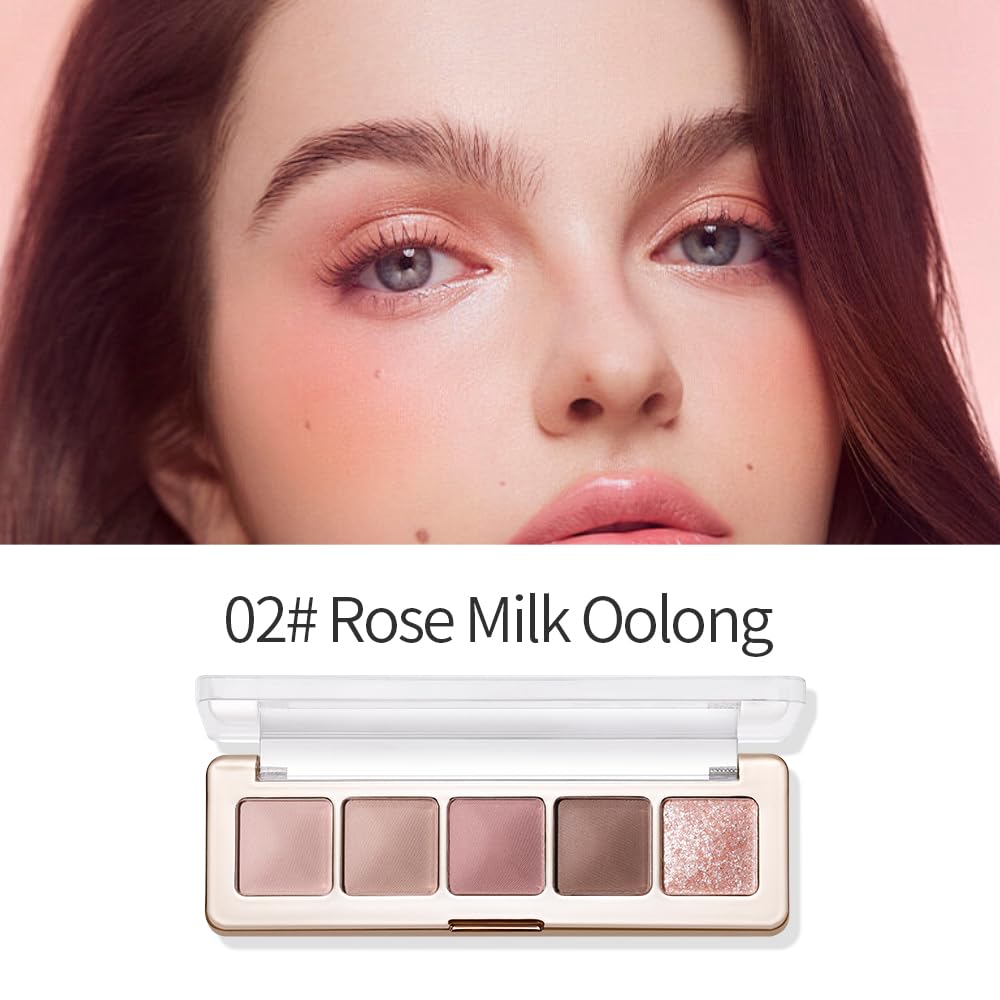 Pink Brown Neutral Matte Eyeshadow Palette C34680