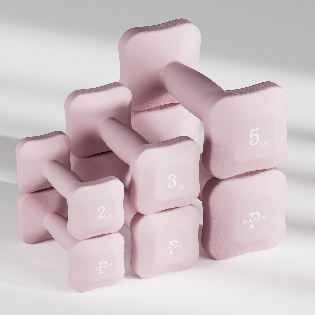 Neoprene-Coated Dumbbells Set of Two P778