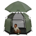 Olive Green Pop-Up Play Yard V9438