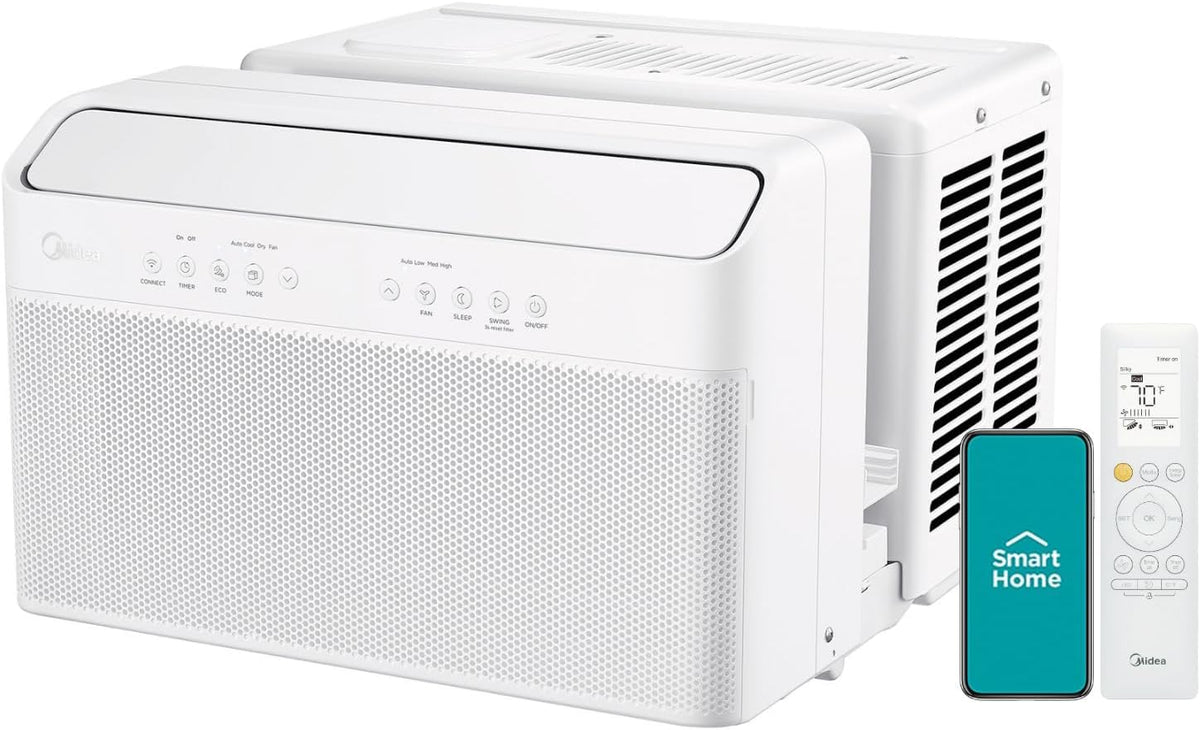12,000 BTU U-Shaped Smart Inverter Window Air Conditioner L68838