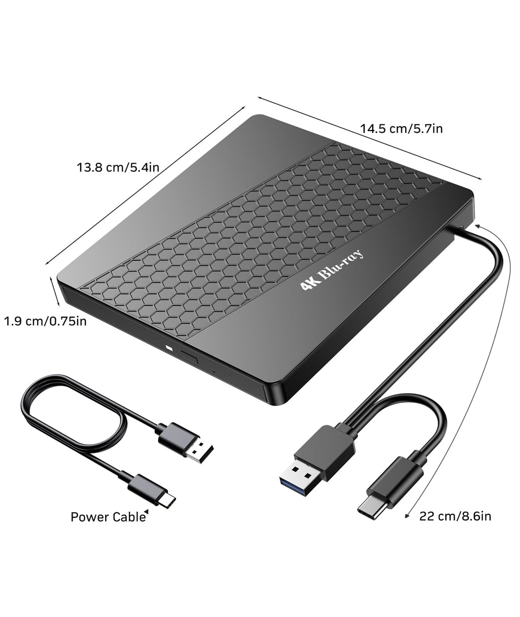 4k Blu Ray Drive with Carry Case T6853