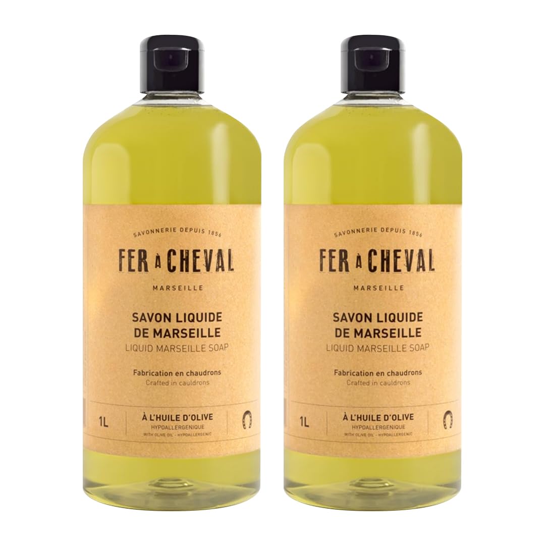 Organic Olive Oil Liquid Soap 1 L, 2 Pack M162597