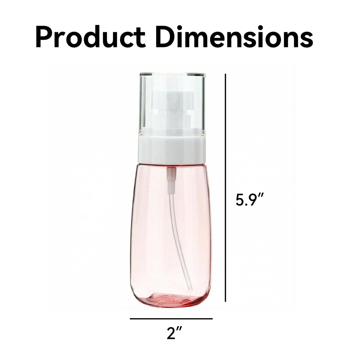 Pink 80ml Refillable Fine Mist Spray Bottle O227301