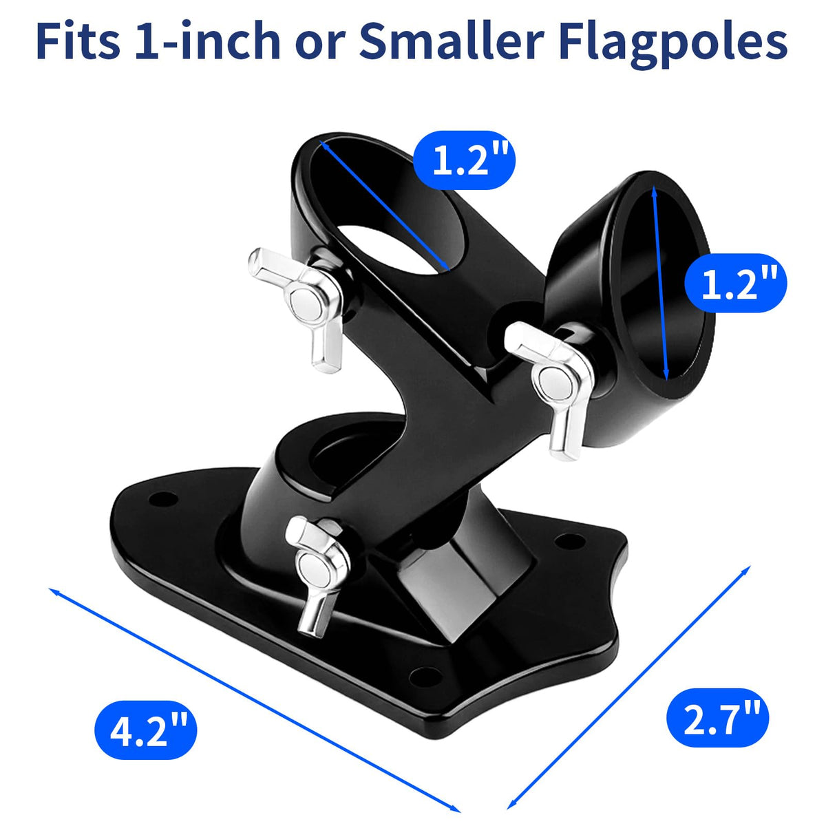 Heavy Duty Aluminum Flag Pole Holder 1 Pack M208147