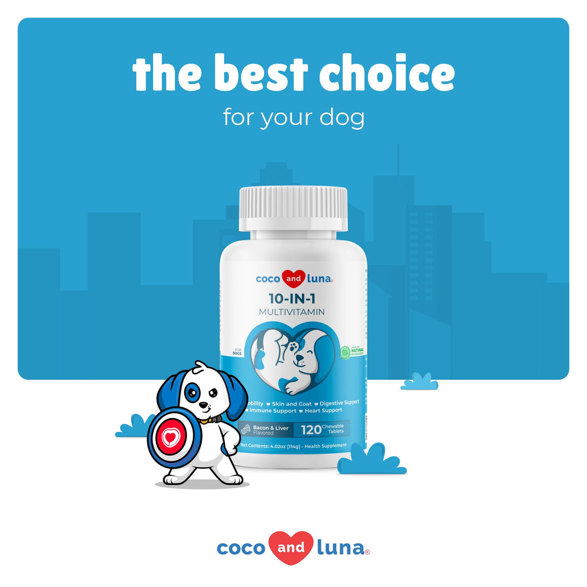 10 in 1 Multivitamin for Dogs W6684