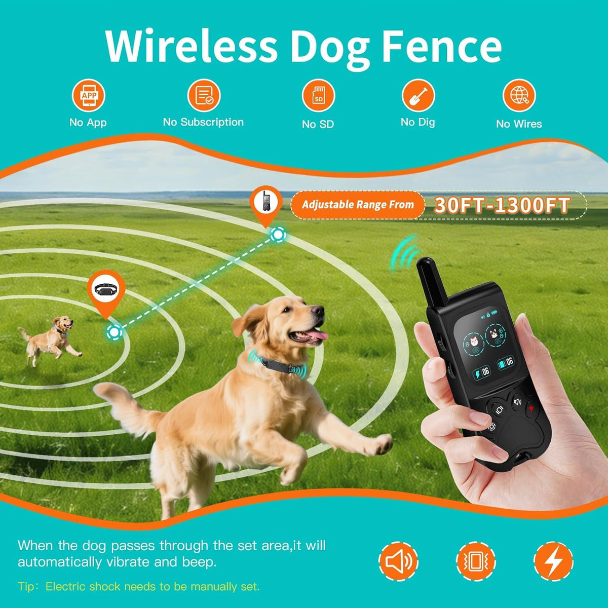 Wireless Electric Dog Fence I35295