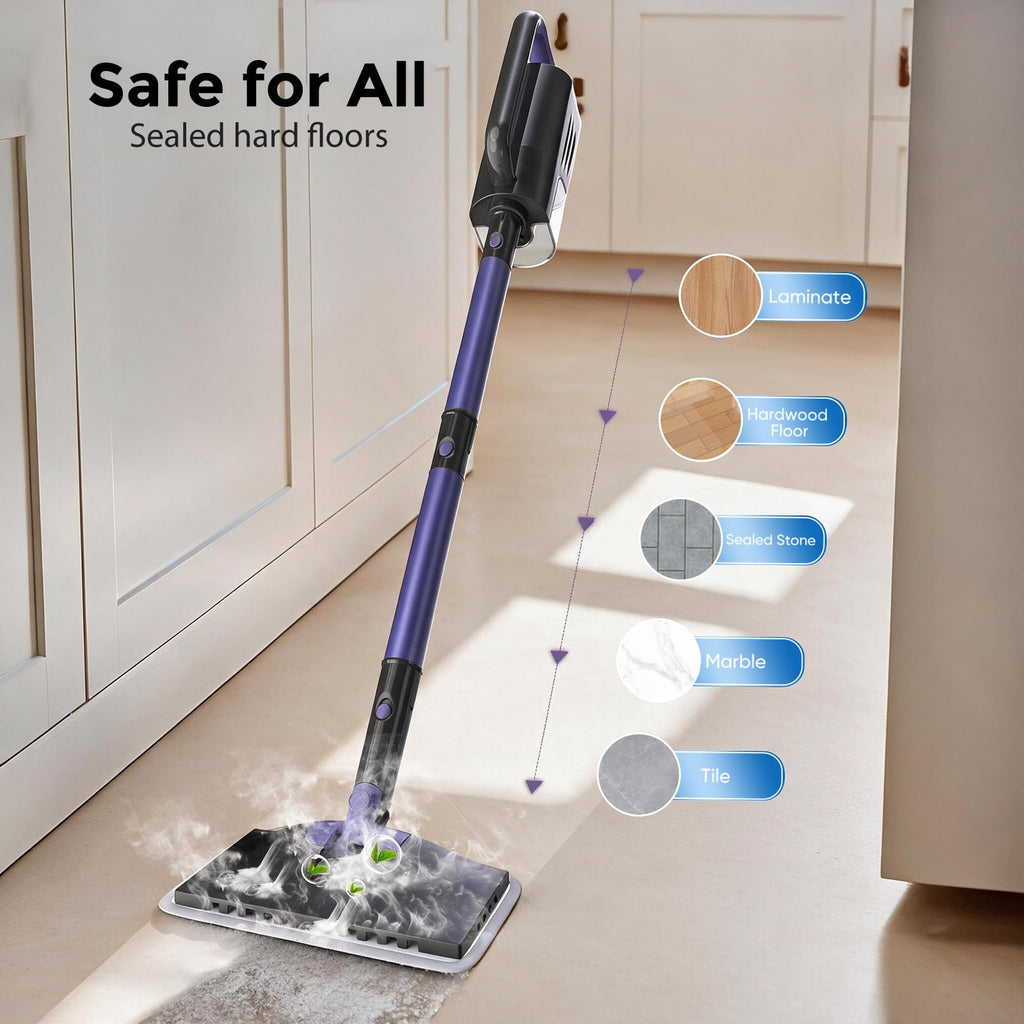6-in-1 Lightweight Steam Mop with 23FT Cable G5902