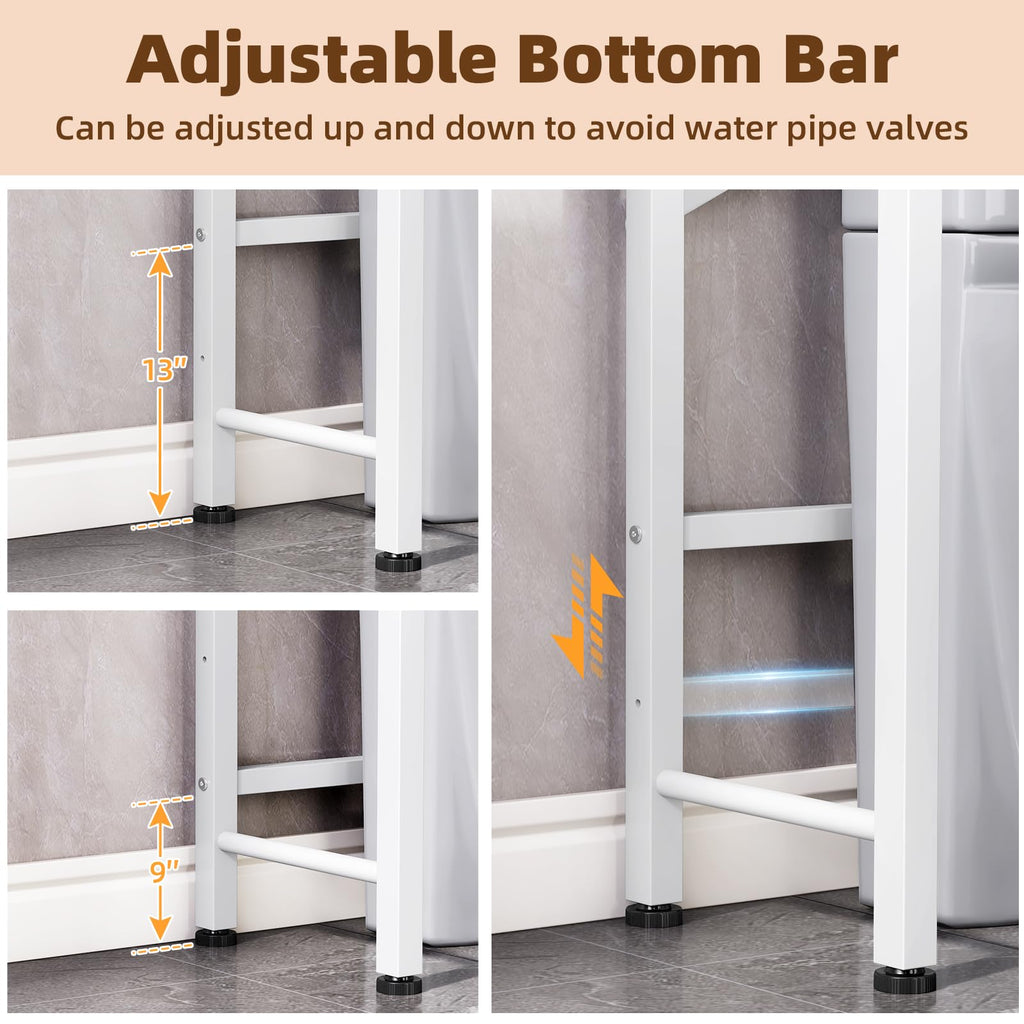 Over The Toilet Storage Cabinet with Adjustable Shelf Y84123