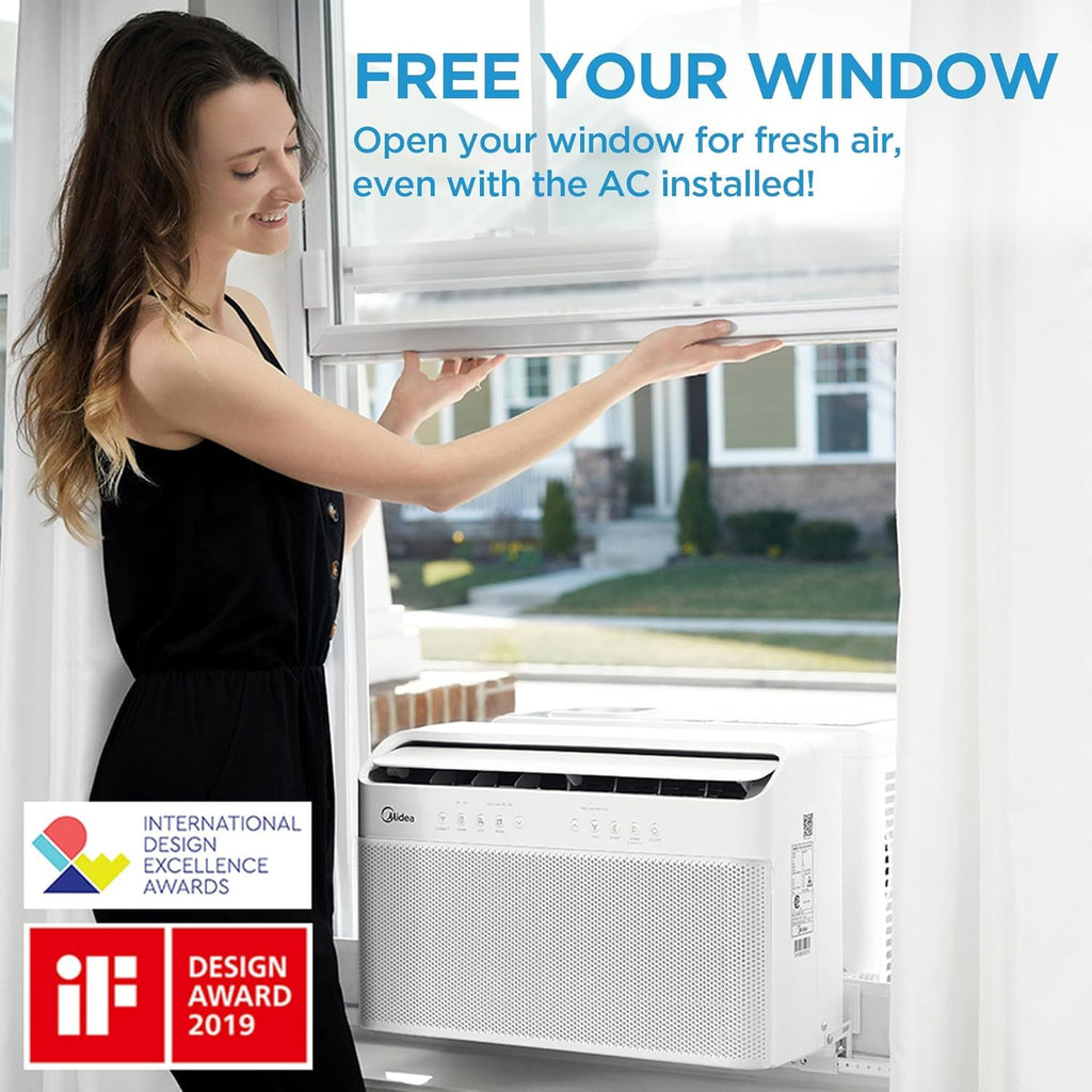 12,000 BTU U-Shaped Smart Inverter Window Air Conditioner L68838