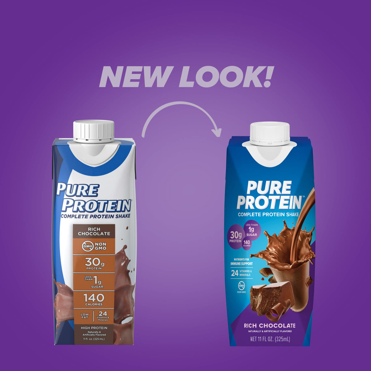 Chocolate Protein Shake 30g Protein 12 Pack H86735