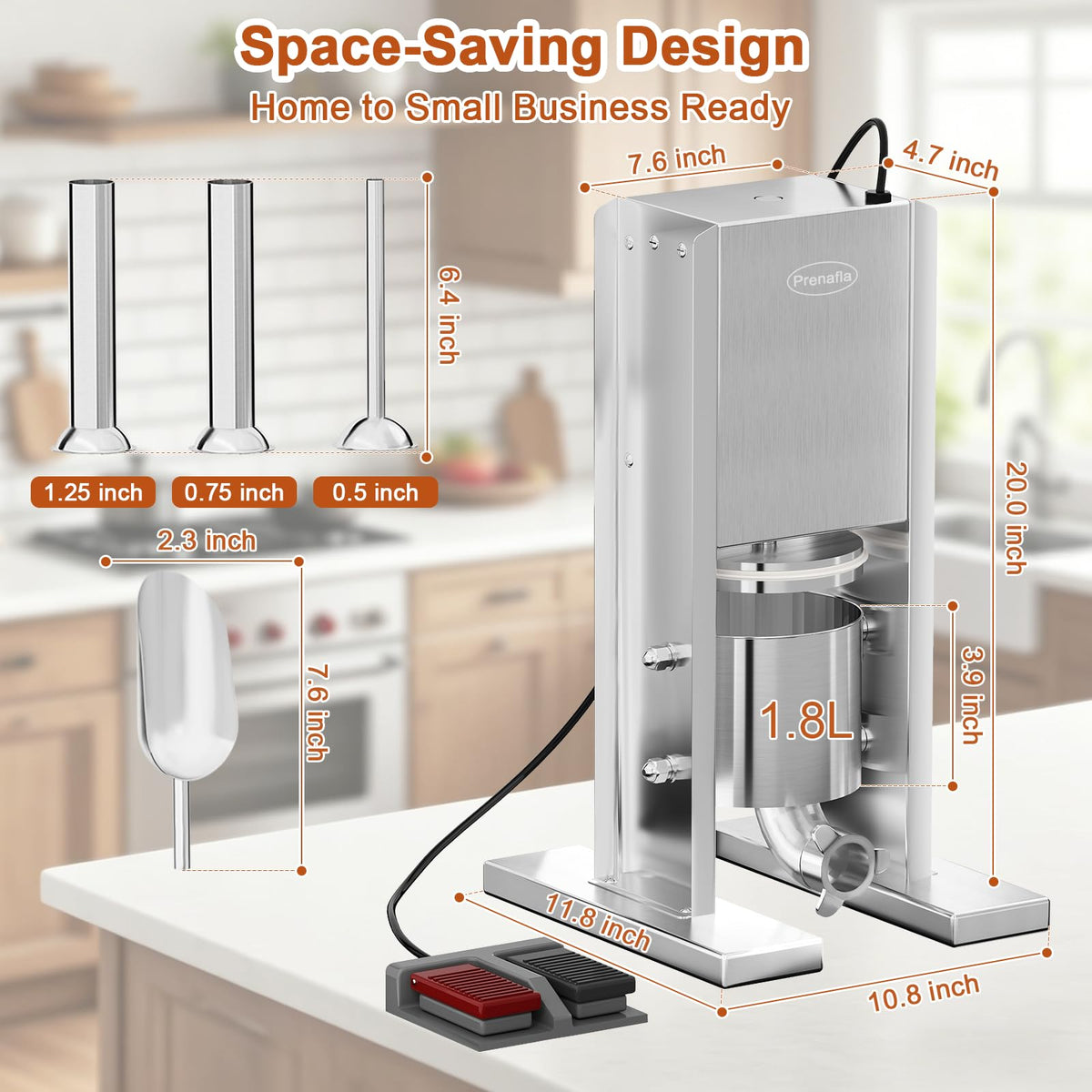 4 LB Vertical Electric Sausage Stuffer Q547858