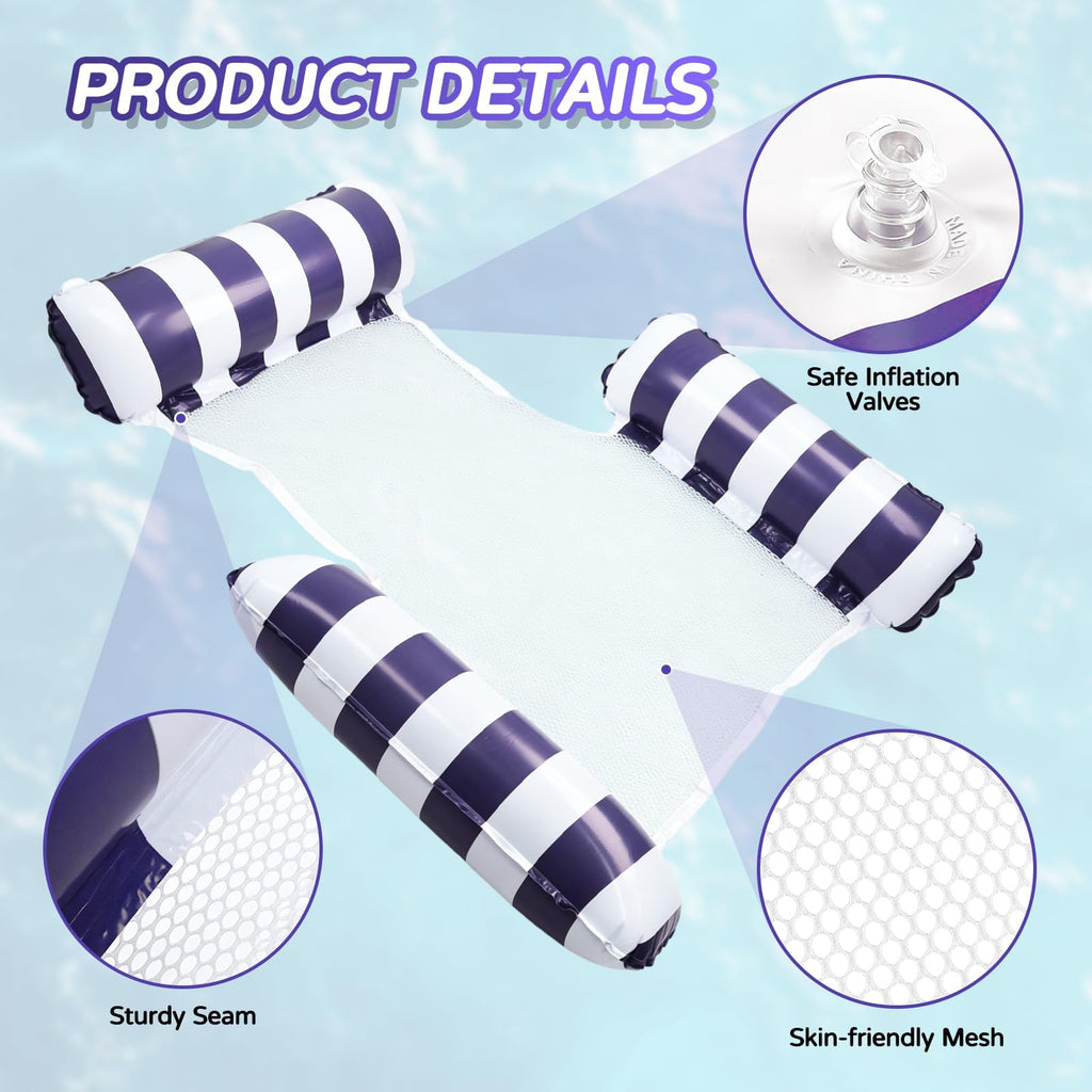 4 Pack Inflatable Pool Floats I860